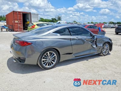 Trzecie zdjęcie samochodu z tyłu: 2017 INFINITI Q60 3.0T PREMIUM VIN:JN1EV7EL9HM550243 - miniatura