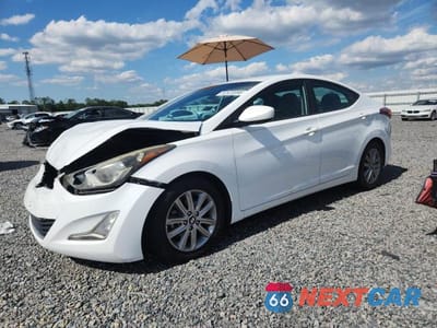 2014 HYUNDAI ELANTRA SE 5NPDH4AE0EH493121 - główne zdjęcie licytacji z USA - miniatura