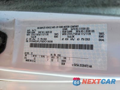 Zdjęcie 11 z 11 samochodu: 2016 FORD E350 BOX TRUCK VIN:1FDWE3FL7GDC13038 - miniatura