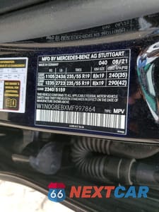 Zdjęcie 12 z 12 samochodu: 2021 MERCEDES-BENZ GLC 300 4MATIC VIN:W1N0G8EBXMF997864 - miniatura