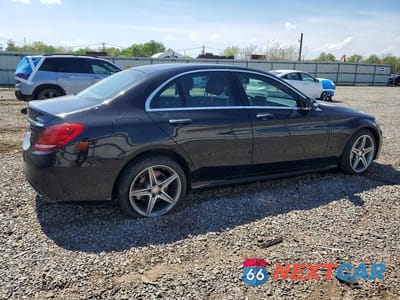 Trzecie zdjęcie samochodu z tyłu: 2015 MERCEDES-BENZ C 300 4MATIC VIN:55SWF4KB1FU060456 - miniatura