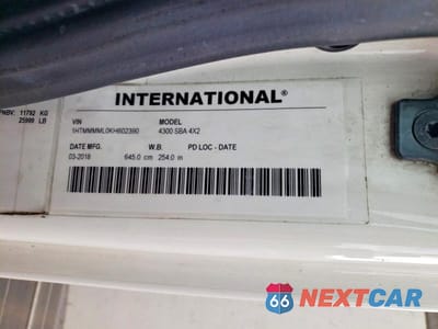 Zdjęcie 13 z 13 samochodu: 2019 INTERNATIONAL 4300 BOX TRUCK VIN:1HTMMMML0KH602390 - miniatura
