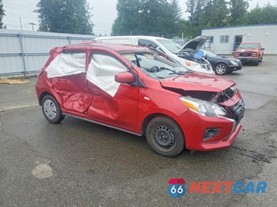 Czwarte zdjęcie samochodu z boku: 2021 MITSUBISHI MIRAGE ES VIN:ML32AUHJ9MH014161 - miniatura