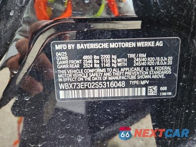 Zdjęcie 12 z 12 samochodu: 2025 BMW X1 XDRIVE28I VIN:WBX73EF02S5316048 - miniatura