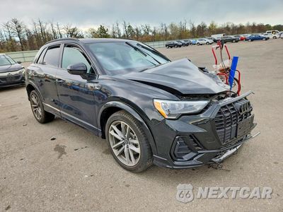 Czwarte zdjęcie samochodu z boku: 2022 AUDI Q3 QUATTRO VIN:WA1DECF30N1132256 - miniatura
