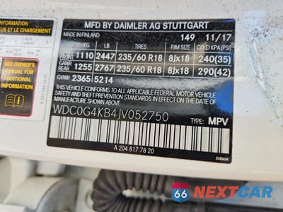 Zdjęcie 13 z 13 samochodu: 2018 MERCEDES-BENZ GLC 300 4MATIC VIN:WDC0G4KB4JV052750 - miniatura