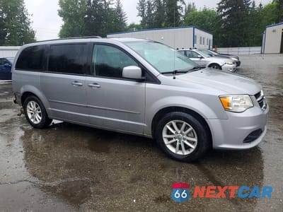 Czwarte zdjęcie samochodu z boku: 2014 DODGE GRAND CARAVAN SXT VIN:2C4RDGCG6ER253575 - miniatura