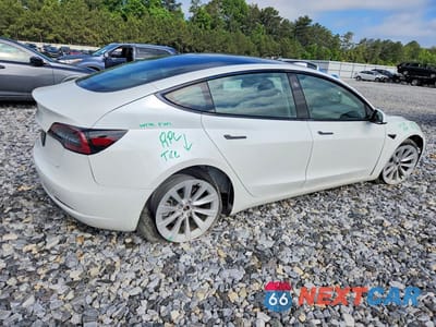 Trzecie zdjęcie samochodu z tyłu: 2023 TESLA MODEL 3 VIN:5YJ3E1EA6PF649576 - miniatura