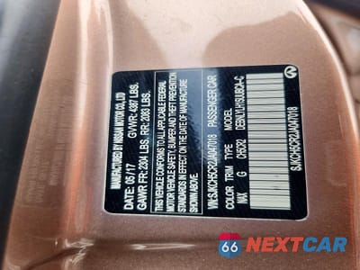 Zdjęcie 12 z 12 samochodu: 2018 INFINITI QX30 PREMIUM VIN:SJKCH5CR2JA047018 - miniatura