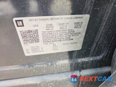 Zdjęcie 13 z 13 samochodu: 2020 CHEVROLET EQUINOX LT VIN:2GNAXKEV8L6197244 - miniatura