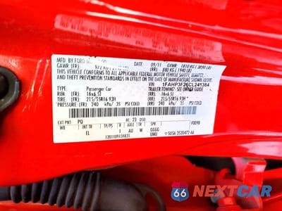 Zdjęcie 12 z 12 samochodu: 2012 FORD FOCUS SE VIN:1FAHP3F26CL241384 - miniatura