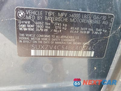 Zdjęcie 13 z 13 samochodu: 2011 BMW X5 VIN:5UXZV4C54BL403745 - miniatura