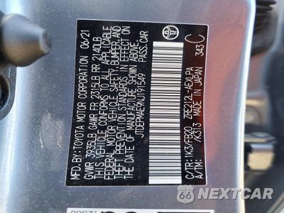 Zdjęcie 12 z 12 samochodu: 2022 TOYOTA COROLLA LE VIN:JTDEPMAE9NJ191549 - miniatura