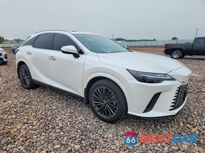 Czwarte zdjęcie samochodu z boku: 2025 LEXUS RX 350 PREMIUM VIN:2T2BAMCA8SC111854 - miniatura