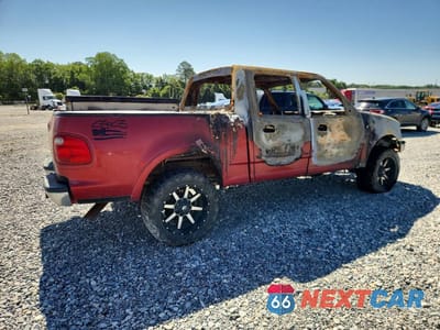 Trzecie zdjęcie samochodu z tyłu: 2001 FORD F150 SUPERCREW VIN:1FTRW08LX1KF84577 - miniatura