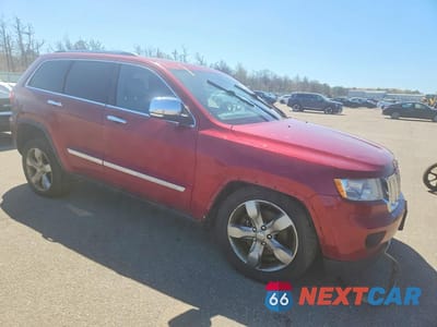 Czwarte zdjęcie samochodu z boku: 2012 JEEP GRAND CHEROKEE OVERLAND VIN:1C4RJFCT7CC236791 - miniatura