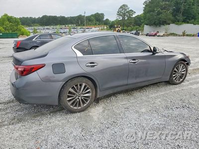 Trzecie zdjęcie samochodu z tyłu: 2018 INFINITI Q50 3.0T LUXE VIN:JN1EV7AR9JM445363 - miniatura