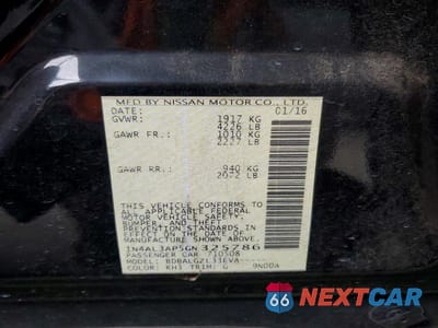 Zdjęcie 13 z 13 samochodu: 2016 NISSAN ALTIMA 2.5 S VIN:1N4AL3AP5GN325786 - miniatura