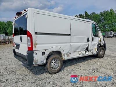 Trzecie zdjęcie samochodu z tyłu: 2021 RAM PROMASTER 1500 DELIVERY VAN VIN:3C6LRVAG0ME560195 - miniatura
