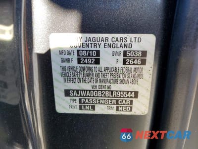 Zdjęcie 12 z 12 samochodu: 2011 JAGUAR XF PREMIUM VIN:SAJWA0GB2BLR95544 - miniatura