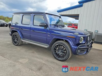 Czwarte zdjęcie samochodu z boku: 2019 MERCEDES-BENZ G 63 AMG VIN:WDCYC7HJ0KX319225 - miniatura