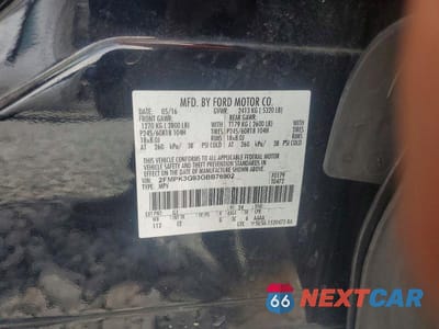 Zdjęcie 13 z 13 samochodu: 2016 FORD EDGE SE VIN:2FMPK3G93GBB76902 - miniatura