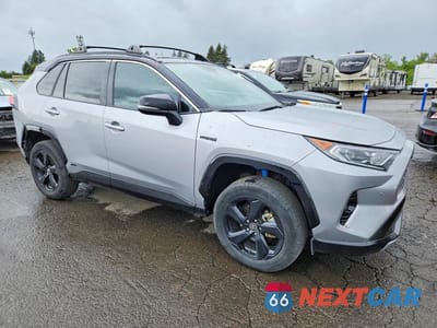 Czwarte zdjęcie samochodu z boku: 2021 TOYOTA RAV4 XSE VIN:4T3E6RFV7MU055655 - miniatura
