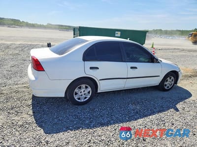 Trzecie zdjęcie samochodu z tyłu: 2004 HONDA CIVIC DX VP VIN:2HGES16384H626776 - miniatura