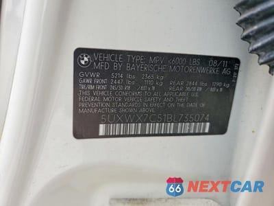 Zdjęcie 14 z 14 samochodu: 2011 BMW X3 XDRIVE35I VIN:5UXWX7C51BL735074 - miniatura