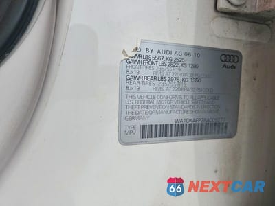 Zdjęcie 13 z 13 samochodu: 2011 AUDI Q5 PREMIUM PLUS VIN:WA1DKAFP2BA009277 - miniatura