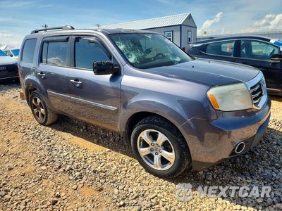 Czwarte zdjęcie samochodu z boku: 2014 HONDA PILOT EXLN VIN:5FNYF3H75EB015364 - miniatura
