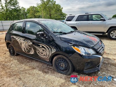 Czwarte zdjęcie samochodu z boku: 2021 MITSUBISHI MIRAGE ES VIN:ML32AUHJ3MH010641 - miniatura
