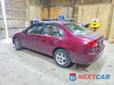 Drugie zdjęcie samochodu z przodu: 2002 HONDA CIVIC LX VIN:1HGES16502L074806 - miniatura