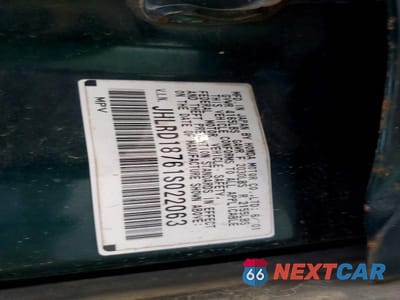 Zdjęcie 13 z 13 samochodu: 2001 HONDA CR-V SE VIN:JHLRD18761S022063 - miniatura