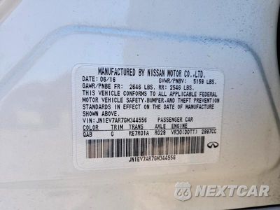 Zdjęcie 12 z 12 samochodu: 2016 INFINITI Q50 3.0T PREMIUM VIN:JN1EV7AR7GM344556 - miniatura