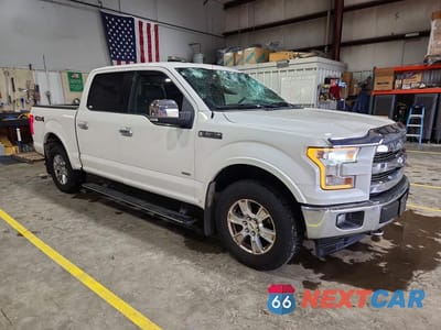 Czwarte zdjęcie samochodu z boku: 2016 FORD F150 SUPERCREW VIN:1FTEW1EG5GFB87484 - miniatura