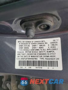 Zdjęcie 12 z 12 samochodu: 2017 HONDA CIVIC LX VIN:2HGFC2F54HH567465 - miniatura