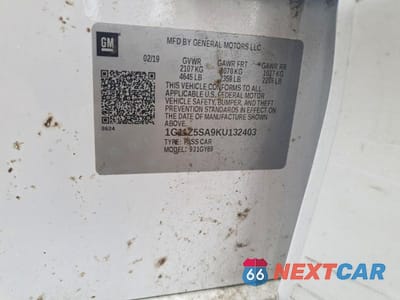 Zdjęcie 12 z 12 samochodu: 2019 CHEVROLET IMPALA LT VIN:1G11Z5SA9KU132403 - miniatura