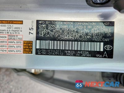 Zdjęcie 13 z 13 samochodu: 2008 TOYOTA PRIUS BASE VIN:JTDKB20U287729265 - miniatura