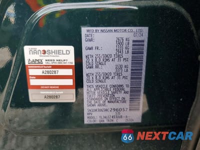 Zdjęcie 14 z 14 samochodu: 2024 NISSAN PATHFINDER PLATINUM VIN:5N1DR3DG5RC296057 - miniatura