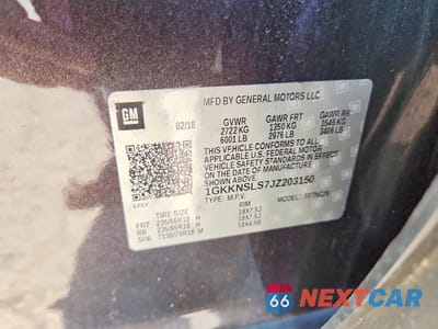 Zdjęcie 12 z 12 samochodu: 2018 GMC ACADIA SLE VIN:1GKKNSLS7JZ203150 - miniatura