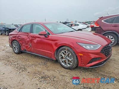 Czwarte zdjęcie samochodu z boku: 2023 HYUNDAI SONATA SEL VIN:KMHL64JA0PA292467 - miniatura