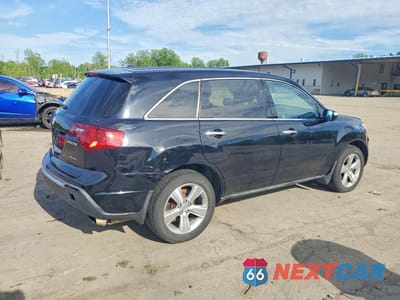 Trzecie zdjęcie samochodu z tyłu: 2010 ACURA MDX VIN:2HNYD2H23AH510228 - miniatura