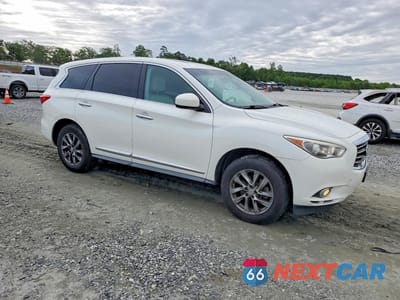 Czwarte zdjęcie samochodu z boku: 2013 INFINITI JX35 BASE VIN:5N1AL0MN4DC348658 - miniatura