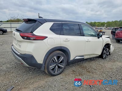 Trzecie zdjęcie samochodu z tyłu: 2022 NISSAN ROGUE PLATINUM VIN:JN8BT3DD9NW270965 - miniatura