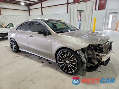 Czwarte zdjęcie samochodu z boku: 2020 MERCEDES-BENZ CLA AMG 35 4MATIC VIN:WDD5J5BB6LN064166 - miniatura