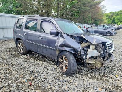 Czwarte zdjęcie samochodu z boku: 2014 HONDA PILOT EXLN VIN:5FNYF4H71EB045306 - miniatura
