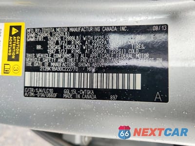 Zdjęcie 13 z 13 samochodu: 2013 LEXUS RX 350 BASE VIN:2T2BK1BA9DC222770 - miniatura