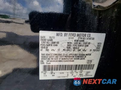 Zdjęcie 13 z 13 samochodu: 2012 FORD EXPLORER XLT VIN:1FMHK8D86CGA53949 - miniatura