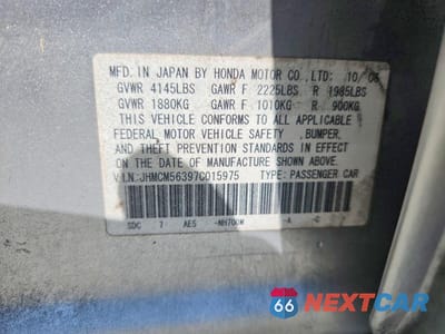 Zdjęcie 13 z 13 samochodu: 2007 HONDA ACCORD SE VIN:JHMCM56397C015975 - miniatura